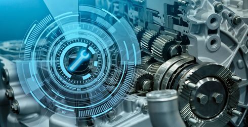Car transmission system with text: Transmission problems can wreck your budget.